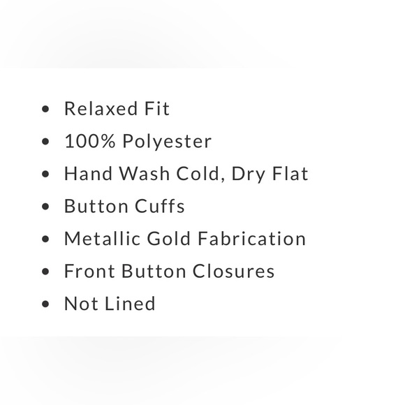 NEVER WORN Vici Raquel Metallic Button Down Blouse Too in Gold Sz XL - Picture 6 of 12